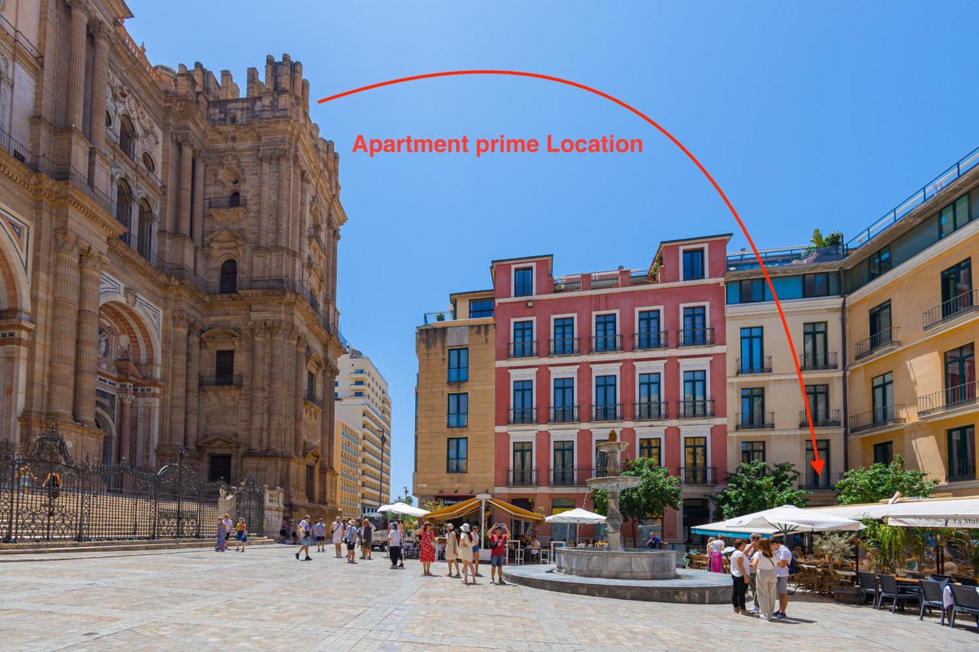 C30 Deluxe Studio With Terrace Into Cathedral Square Διαμέρισμα Μάλαγα Εξωτερικό φωτογραφία